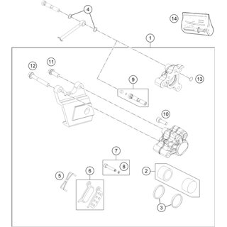 KIT DE REPARACIN PISTN DE FRENO