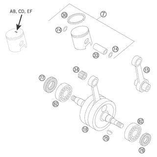 JUEGO DE REPARACIN DE BIELAS 50 AC 02