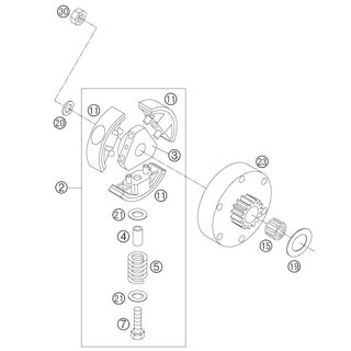 TAMBOR DE EMBRAGUE 16-T