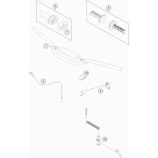 CABLE DEL ACELERADOR 50 SX MINI 2012