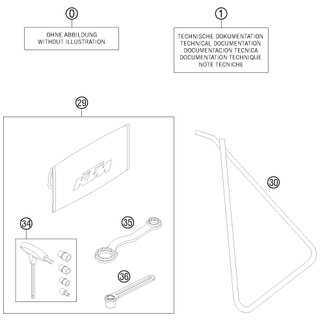 KIT DE HERRAMIENTAS 50 SX 09