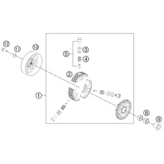 HH KIT DE TORNILLOS DE CUELLO - EMBRAGUE