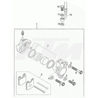 LATIGUILLO FRENO FR.790MM 60/65 2000