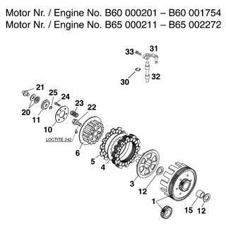 PRIM.DR.W.CLUTCH HUB 23:75 99