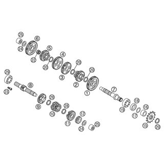 ENGRANAJE DESLIZANTE 6� G. 65 SX 02