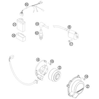 MAZO DE CABLES 65 SX 2003