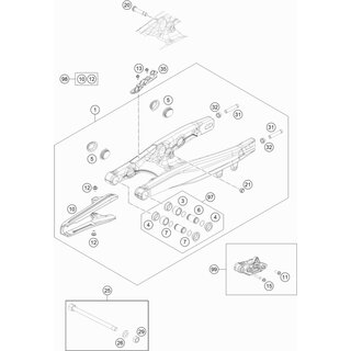 PERNO BASCULANTE CPL. 201MM