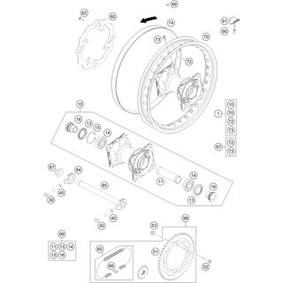 PIN TRASERO 48-T 85 SX 03