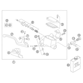 H.FRENO CILINDRO CPL. 9,5MM CPL.05