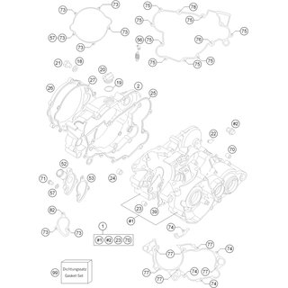 CAJA MOTOR CPL. 85 SX 2008