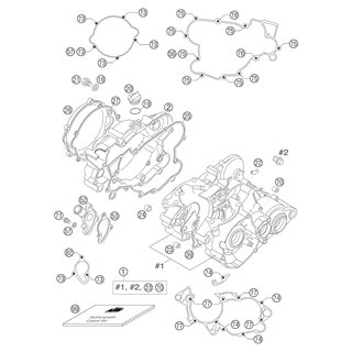 TAPA EMBRAGUE CPL. 85 SX 03