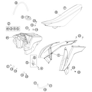 SPOILER SET 85SX 2013