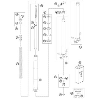 TUBO EXTERIOR L=610MM D=54/60 2L