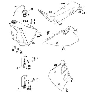 TAPA LATERAL R/S 125 96