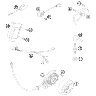 UNIDAD CDI 200 XC/EXC 08