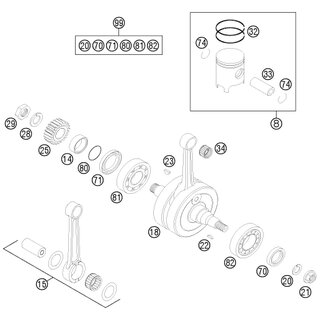 KIT DE REPARACIN DE BIELAS 12507