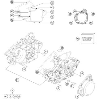 JUNTA CRTER MOTOR 0,5MM 98