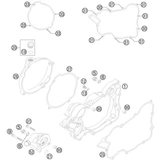 JUNTA TAPA EMBRAGUE 1MM