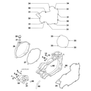 JUNTA TAPA EMBRAGUE 0,5MM 99