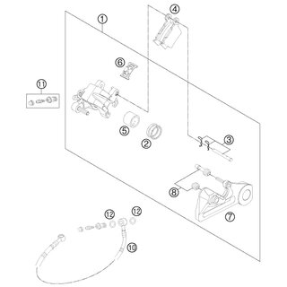 SOPORTE PINZA FRENO TRASERO