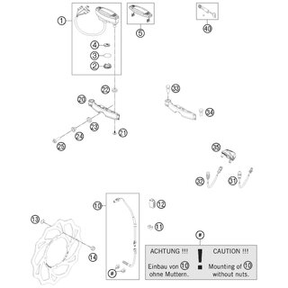 SOPORTE VELOCMETRO XC-W 08