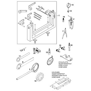 SOPORTE DE EMBRAGUE 250 90