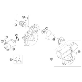 TAPA DEL MOTOR DE ARRANQUE CPL.