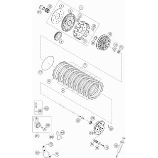 MUELLE EMBRAGUE 2,8 X 37