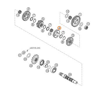 PIN LOCO 4.G 19-T 05