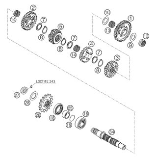 PIN LOCO 4.G 19-T 05