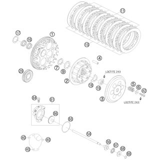 MUELLE EMBRAGUE 2,5X43MM