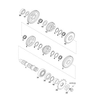 ENGRANAJE DESLIZANTE 5.G.24-T 40