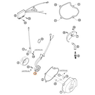 ESTATOR CPL. 4K3A RACING 00-03