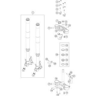 SOPORTE MANILLAR D=28 H=32 BL