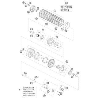 OUT.CLUTCH HUB CPL. 67-T 2004