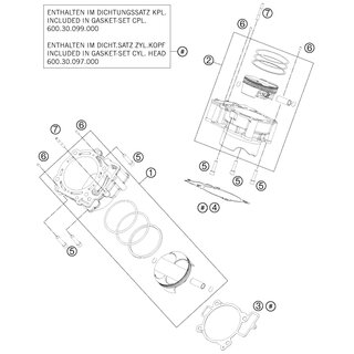 ZYLINDER & PISTON REAR