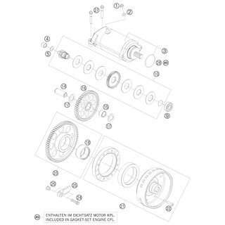 MOTOR E-STARTER 9T 08