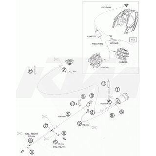Halteblech AKF-Ventil