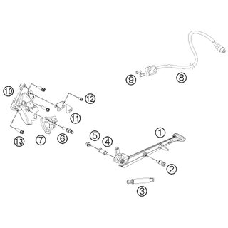 CONSOLA CABALLETE LATERAL RC8R 2010