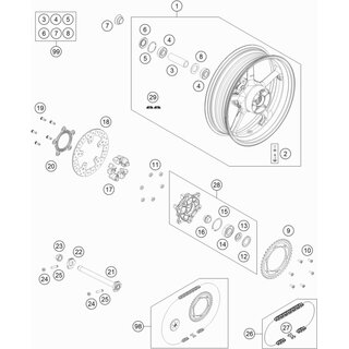 Sensor rueda trasera