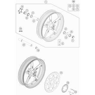 Sensor rueda delantera