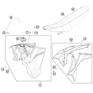 KIT SPOILER EXC/XC-W 2012