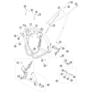 SOPORTE MOTOR 450 SX-F 09