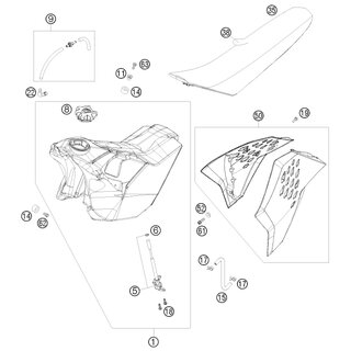 KIT SPOILER NEGRO SD 10