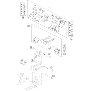 PULL ROD REP. KIT SX/SX-F