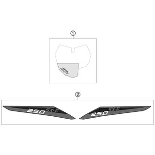 CALCA PARTE TRASERA 250 SX-F 13