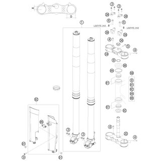 BOT. ABRAZADERA TRIPLE CPL. 22MM