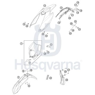 BREMSSCHLAUCHFHRUNG BLAU