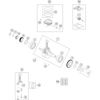 ENGRANAJE DE DISTRIBUCIN 17 T.