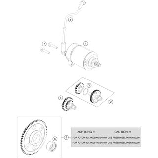 E-STARTER MOTOR CPL.